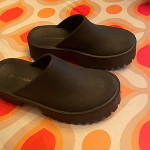 Jeffrey Campbell Black Mules